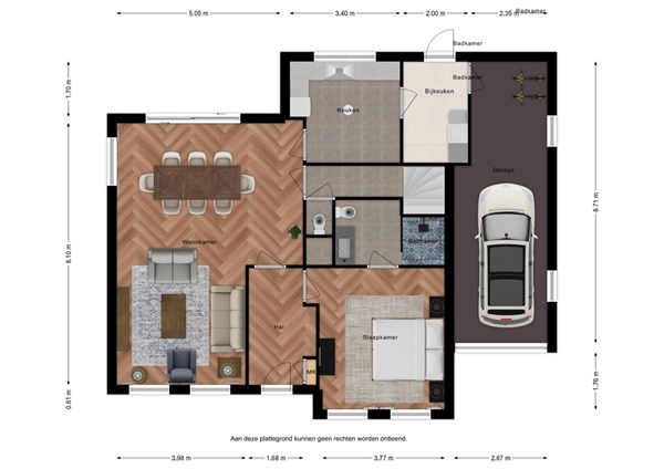 Floorplan - Pastoor J.A.M. van den Muijsenbergstraat 30, 4513 AV Hoofdplaat